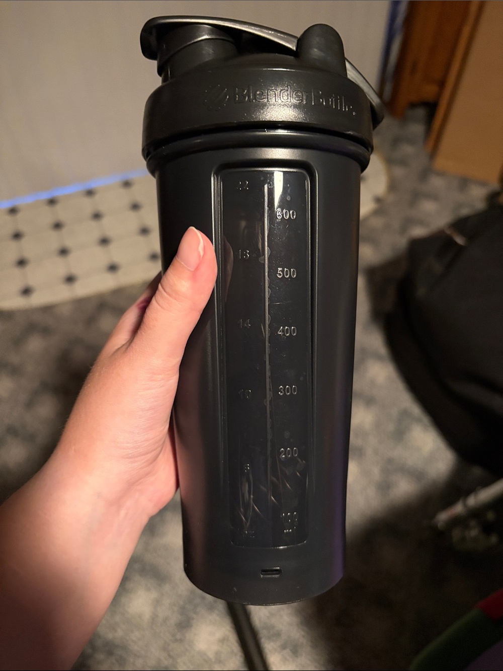 Black Blender Bottle 28oz